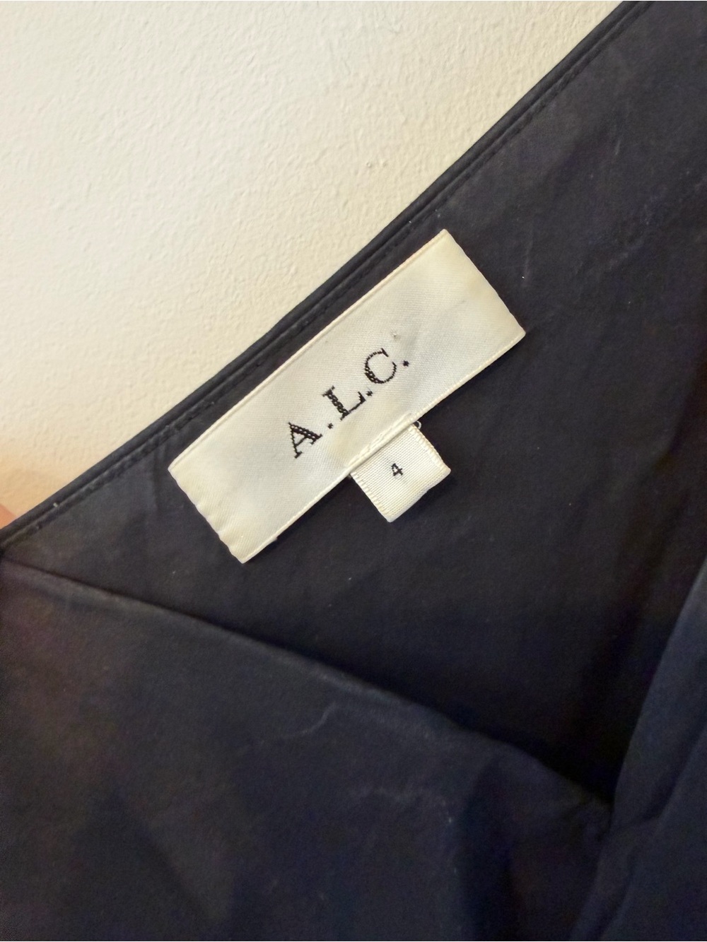 A.L.C. Athelia One Shoulder Jumpsuit ALC Black Wide Leg Cutout Cocktail Size 4 - Picture 11 of 13